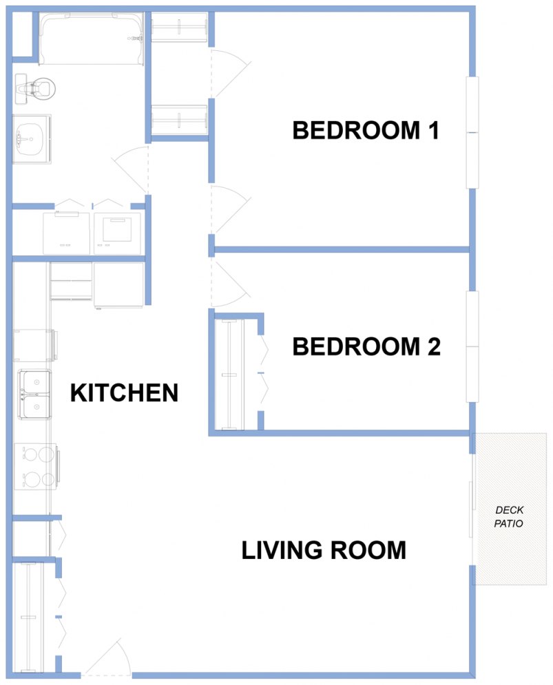 2-Bedroom Floor Plan 2-Bedroom Floor Plan